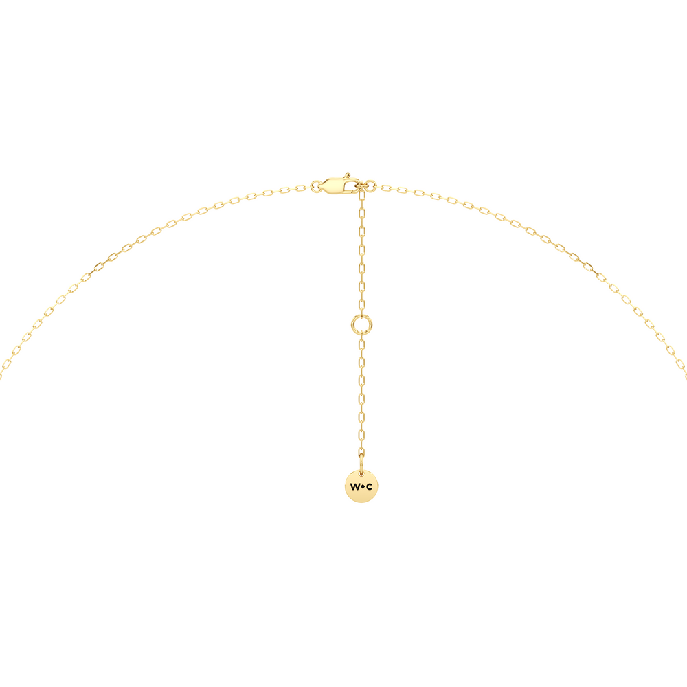 The Roosevelt Grand Necklace with 14KT Yellow Gold / Lab / 2 3/8 Cut Diamond in 14KT Yellow Gold / Lab / 2 3/8 view 7
