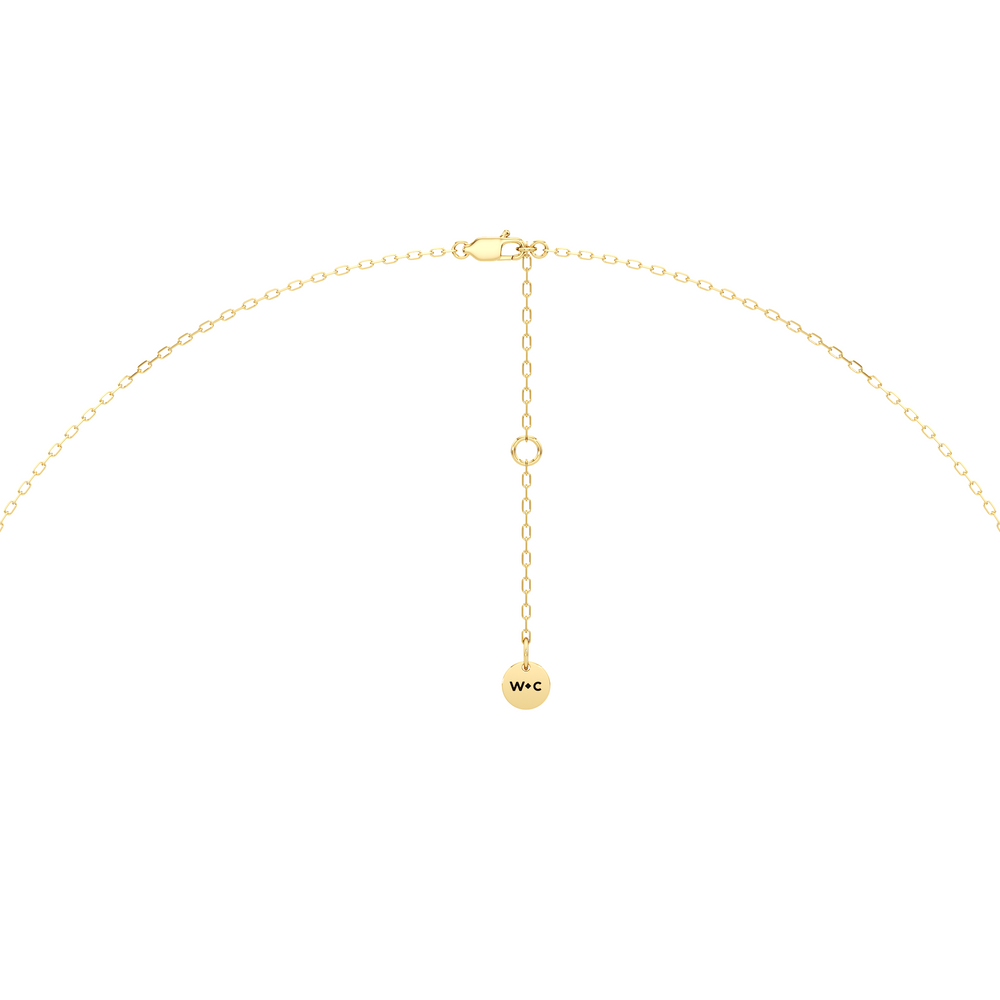 The Chrysler Classic Necklace with 14KT Yellow Gold / Lab / 2 1/3 Cut Diamond in 14KT Yellow Gold / Lab / 2 1/3 view 7
