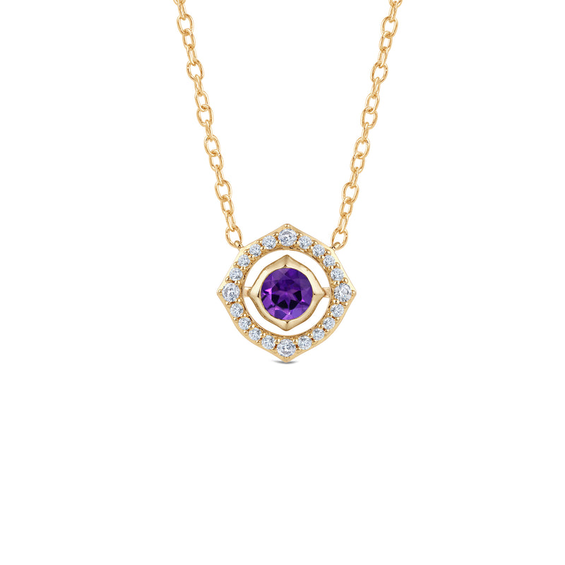 Signature Amethyst Birthstone Necklace