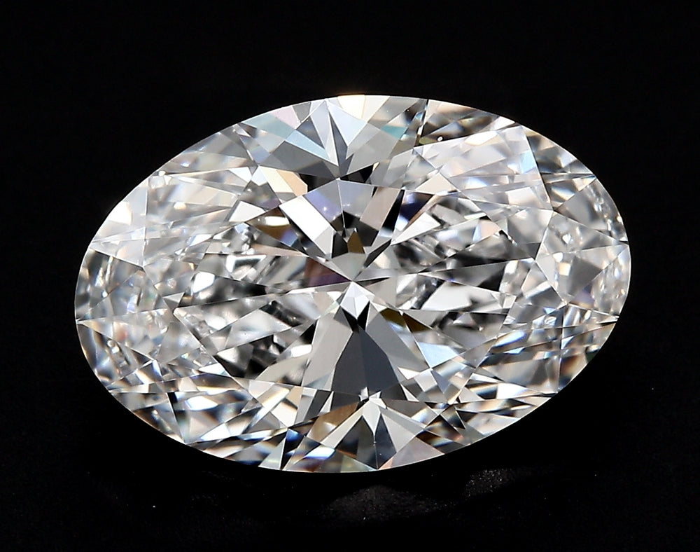 1.1 Carat Oval Lab Diamond with  Cut Diamond in 14KT  view 1
