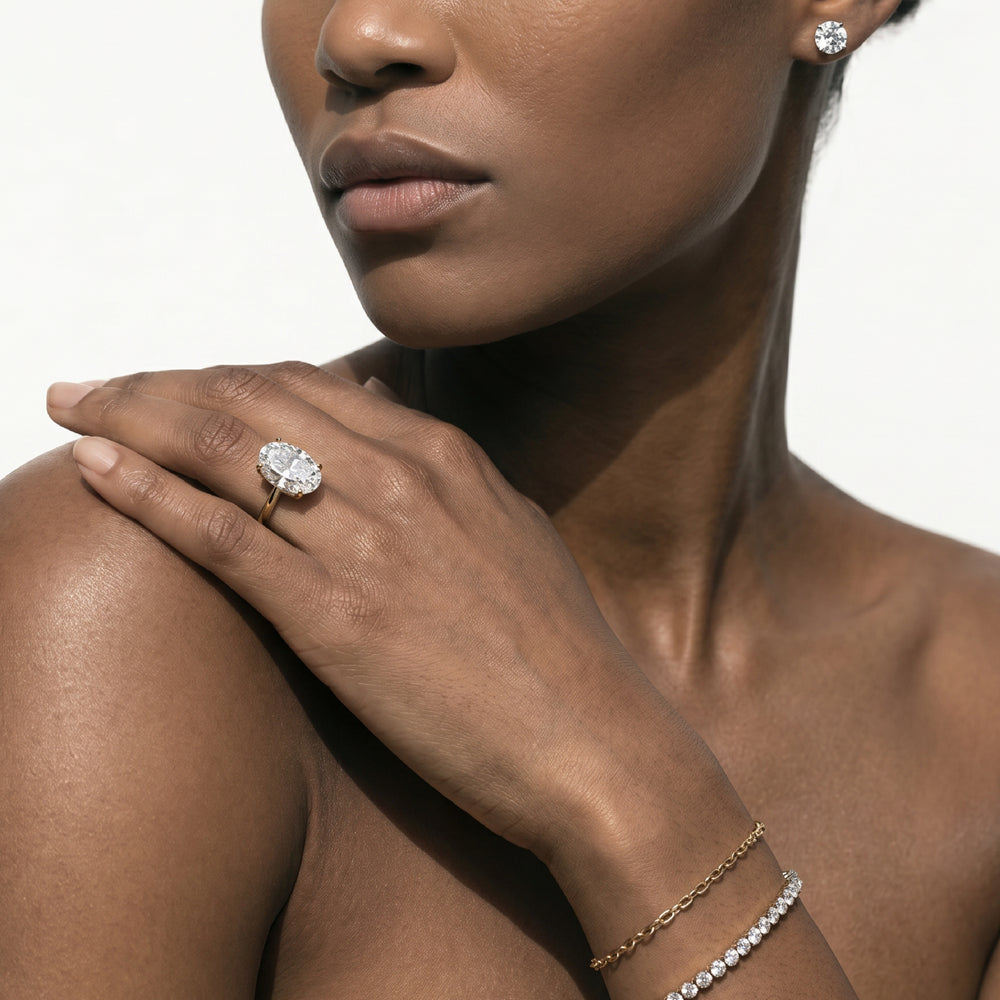 The Cassatt Solitaire Engagement Ring with Pear Cut Diamond in 14KT Yellow Gold view 4
