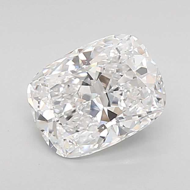 1.09 Carat Cushion Lab Diamond with  Cut Diamond in 14KT  view 1
