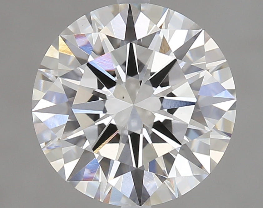2.32 Carat Round Lab Diamond with  Cut Diamond in 14KT  view 1
