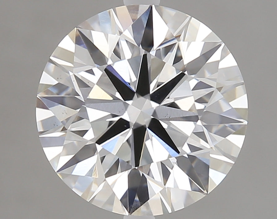 2.61 Carat Round Lab Diamond with  Cut Diamond in 14KT  view 1
