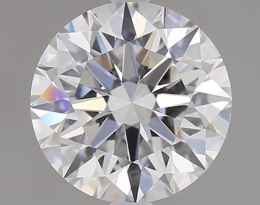 1.9 Carat Round Lab Diamond with  Cut Diamond in 14KT  view 1
