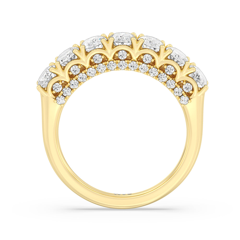 The Moma Anniversary Ring with 18KT Yellow Gold / Natural / 2 3/4 Cut Diamond in 14KT Yellow Gold / Natural / 2 3/4 view 4
