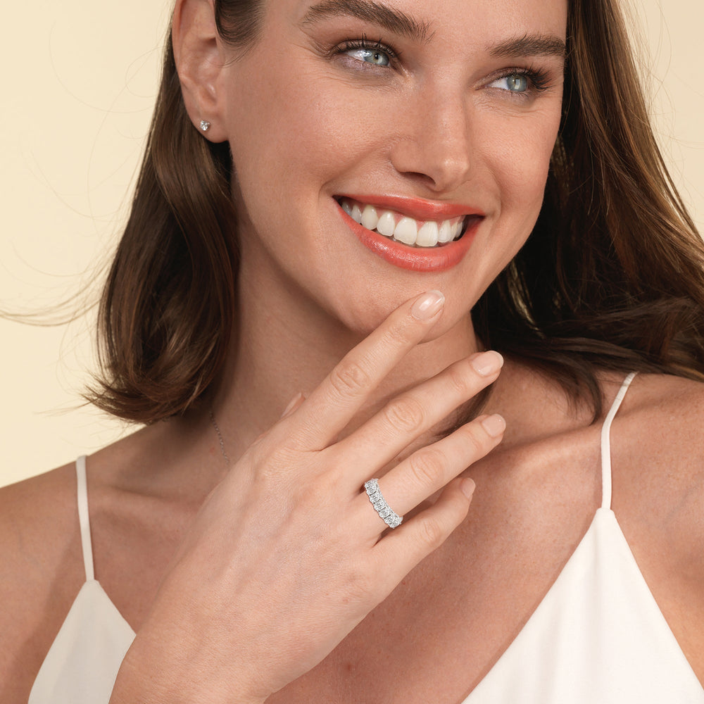 The Moma Anniversary Ring with 18KT Yellow Gold / Natural / 2 3/4 Cut Diamond in 14KT Yellow Gold / Natural / 2 3/4 view 3
