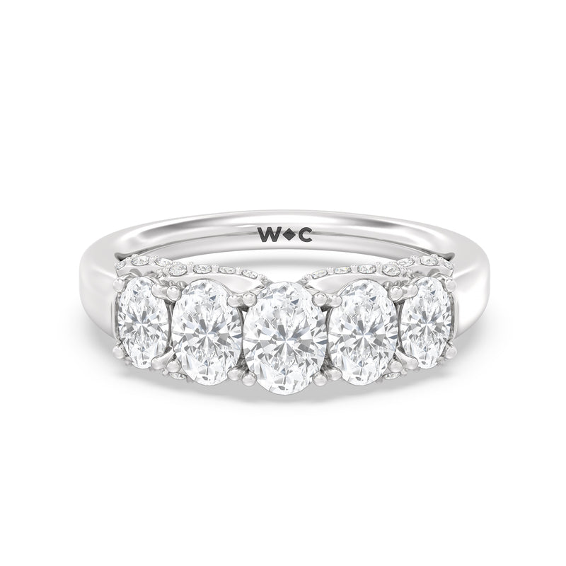 Five Stone The Regal Anniversary Ring