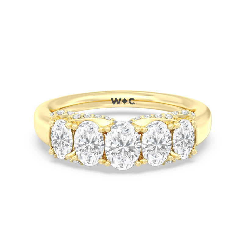 Five Stone The Regal Anniversary Ring