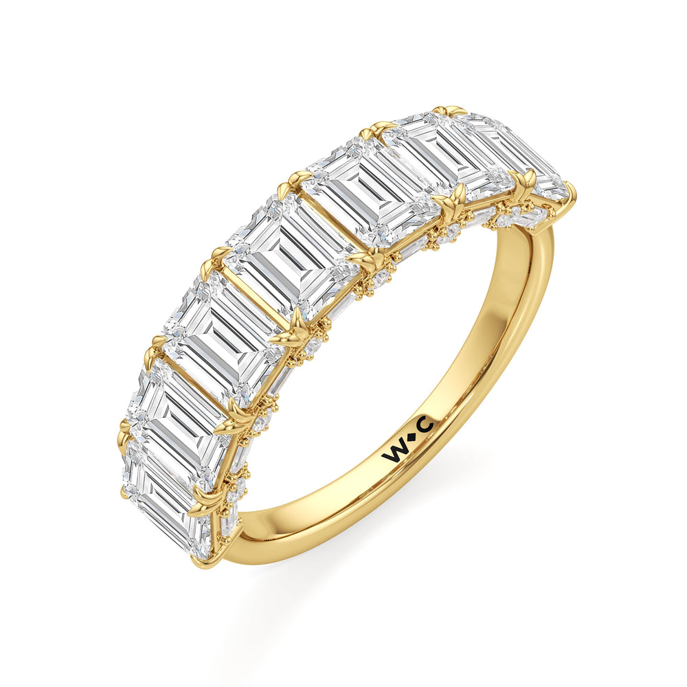 The Beresford Ring with 18KT Yellow Gold / Lab / 3 3/4 Cut Diamond in 14KT Yellow Gold / Lab / 3 3/4 view 4
