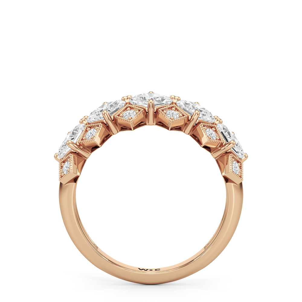 The Rejado Ring with 18KT Rose Gold / Lab / 1 9/10 Cut Diamond in 14KT Rose Gold / Lab / 1 9/10 view 3
