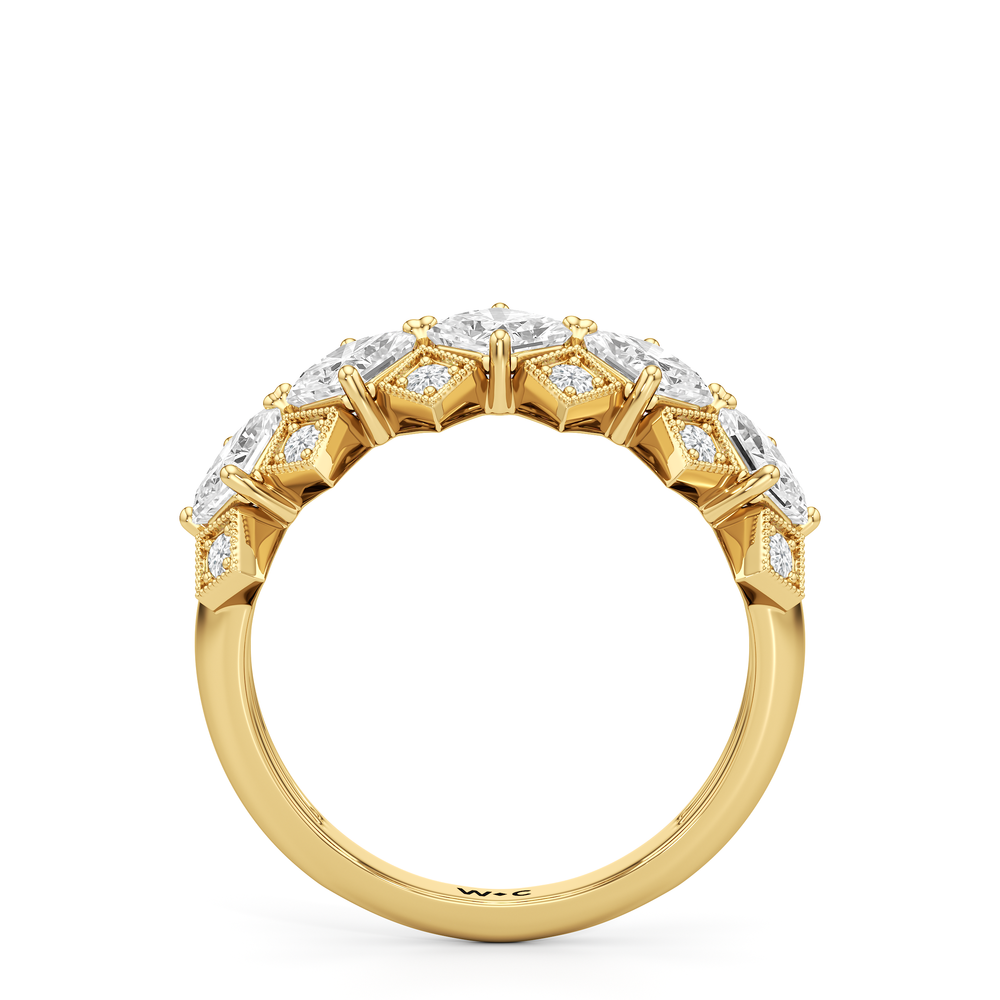 The Rejado Ring with 18KT Yellow Gold / Lab / 1 9/10 Cut Diamond in 14KT Yellow Gold / Lab / 1 9/10 view 3

