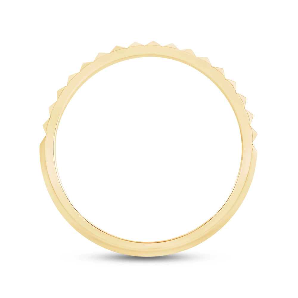 Pyramid Stacker Ring with 18KT Yellow Gold / 1.7 Cut Diamond in 14KT Yellow Gold / 1.7 view 4
