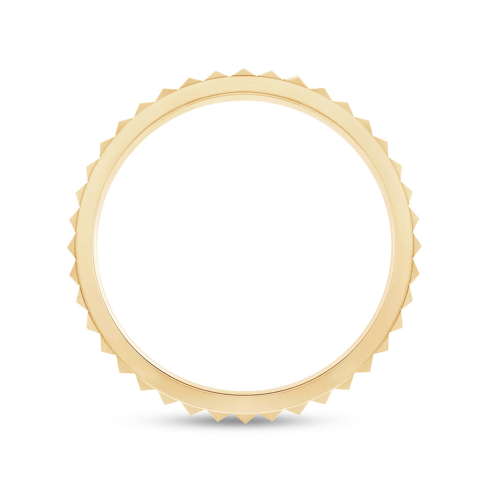 Midi Pyramid Ring with 18KT Yellow Gold / 5 Cut Diamond in 14KT Yellow Gold / 5 view 4
