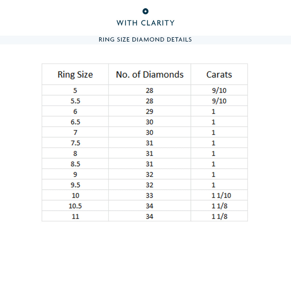 Four-Claw Diamond Eternity Ring (E+ VS+) with 18KT Rose Gold / Lab / 1 Cut Diamond in 14KT Rose Gold / Lab / 1 view 4
