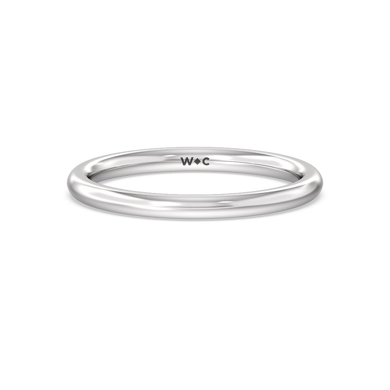Tulip Basket Cathedral Classic Solitaire Wedding Band