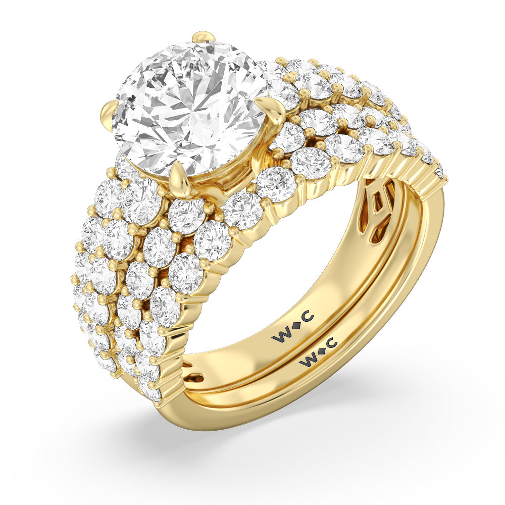 The Park Avenue Ring with Oval Cut Diamond in 14KT Rose Gold view 6
