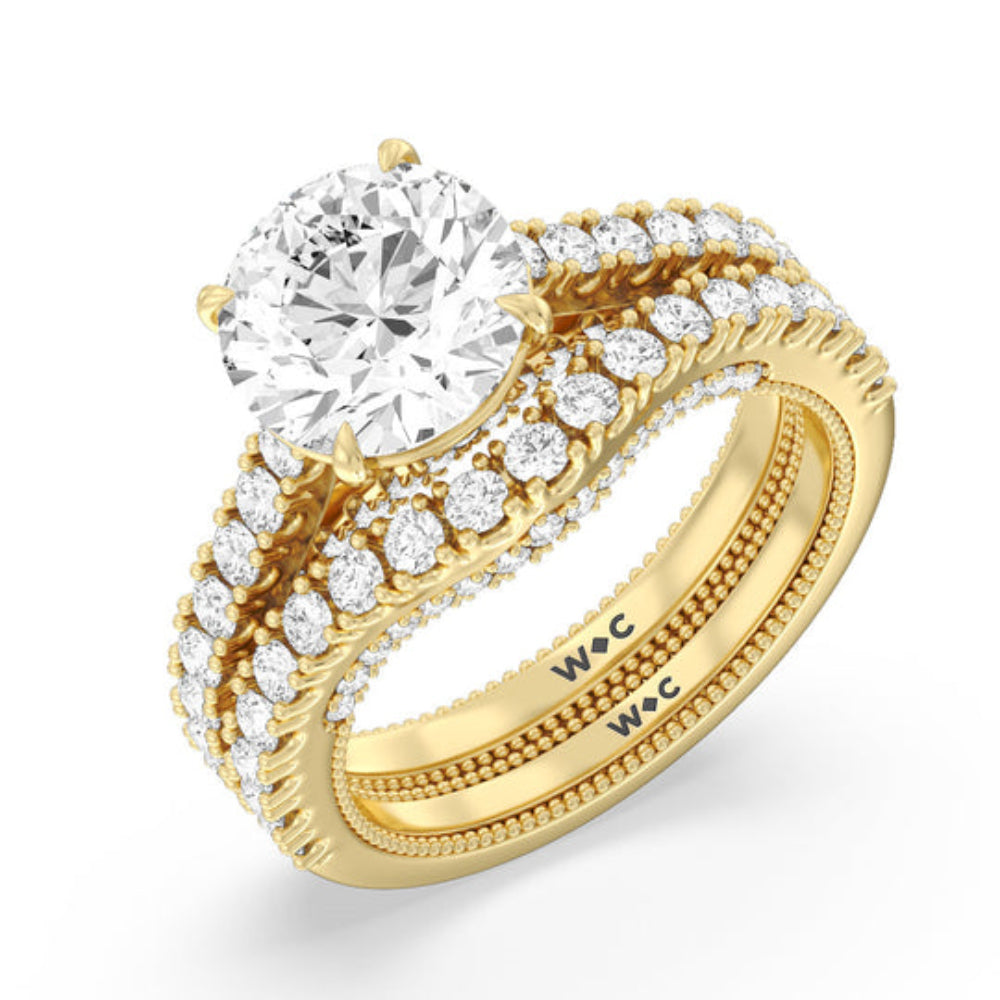 The Gramercy Ring with Oval Cut Diamond in 14KT Rose Gold view 5
