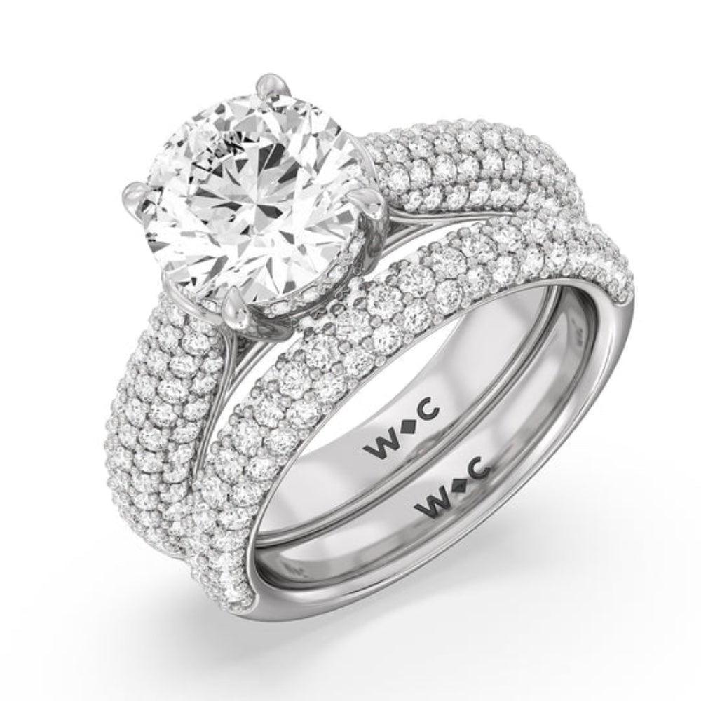 The Bleecker Ring with Emerald Cut Diamond in 14KT Rose Gold view 4
