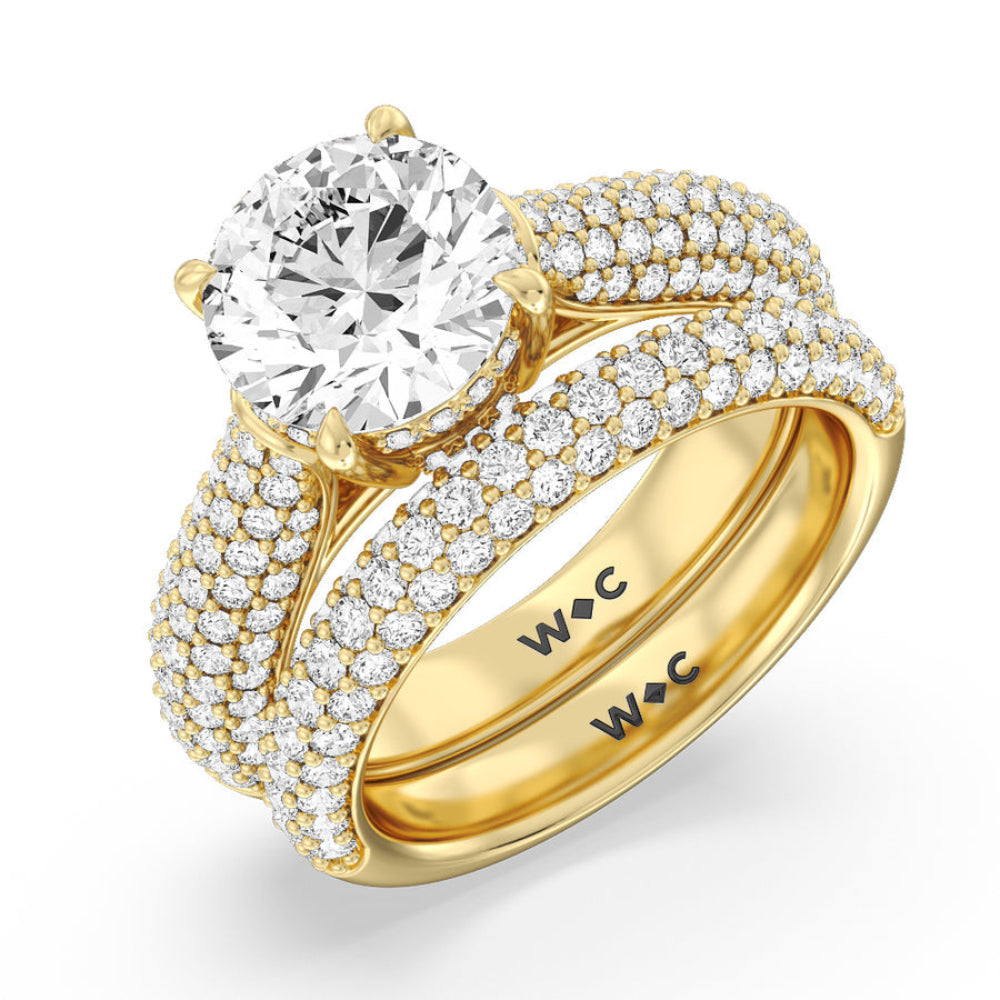 The Bleecker Ring with Emerald Cut Diamond in 14KT Rose Gold view 5
