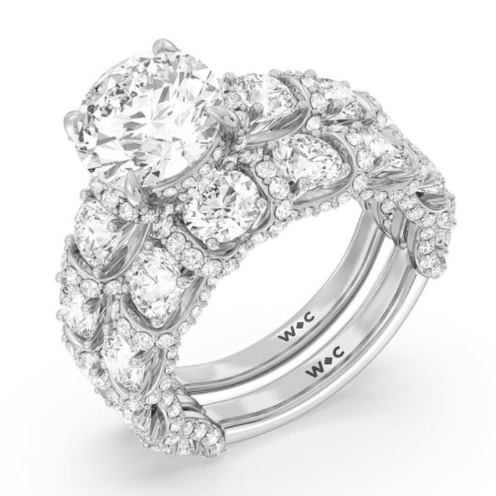 The Fulton Ring with Radiant Cut Diamond in 14KT Rose Gold view 5
