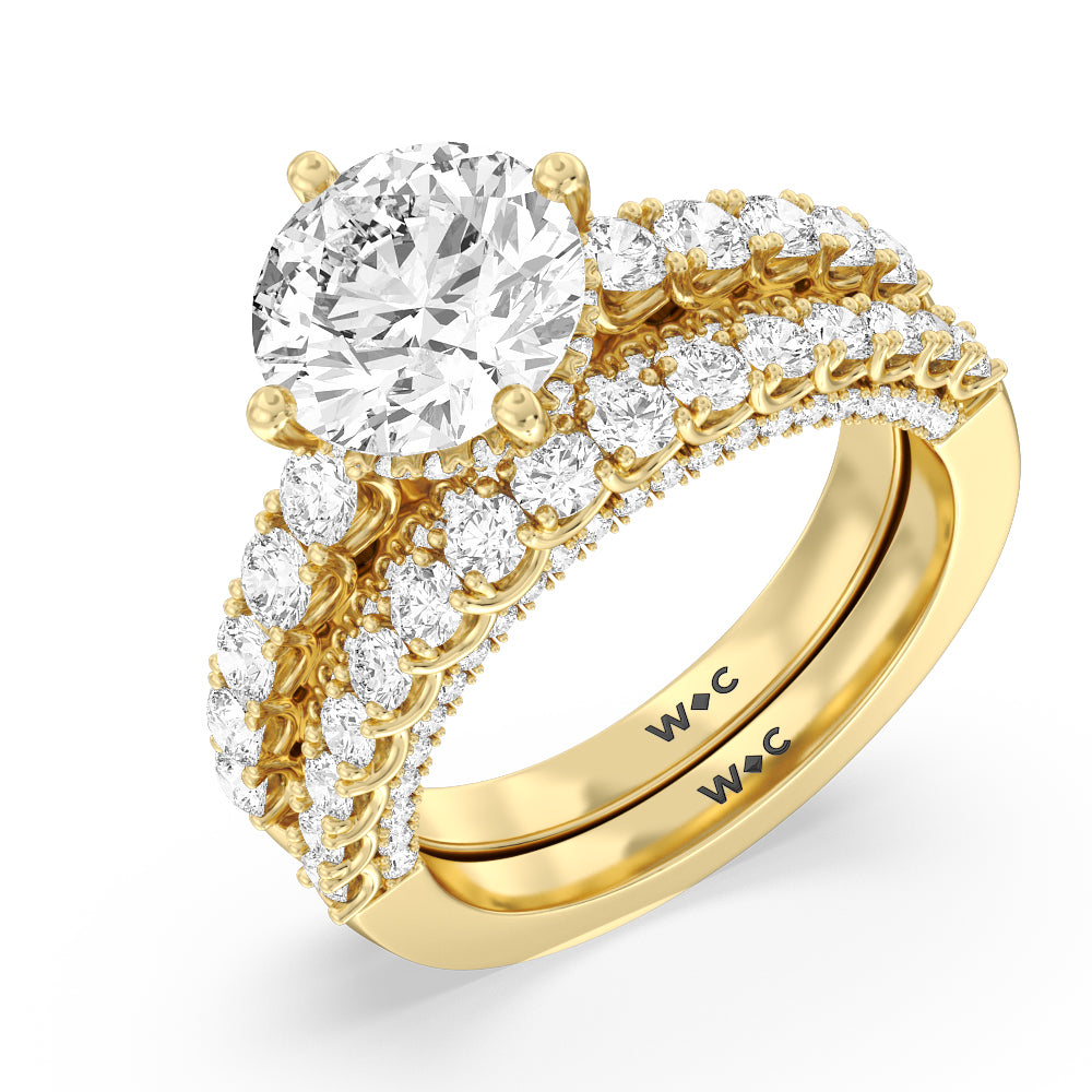 The Fifth Avenue Ring with Oval Cut Diamond in 14KT Rose Gold view 5
