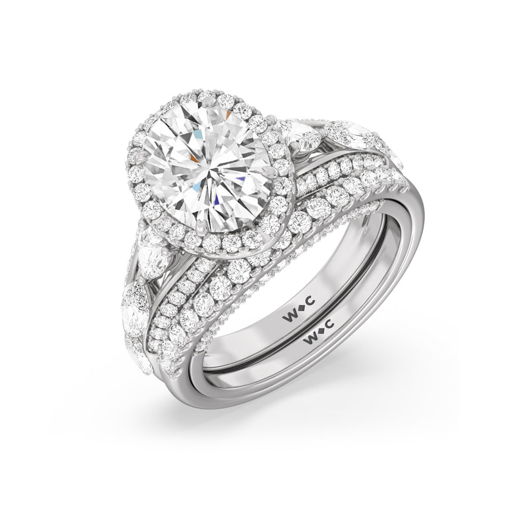 The Apollo Ring with Round Cut Diamond in 14KT Platinum view 5
