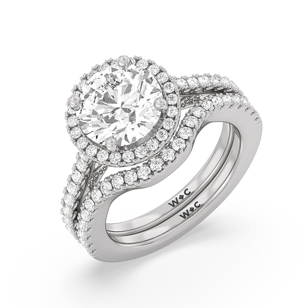 The Frick Ring with Pear Cut Diamond in 14KT Rose Gold view 5
