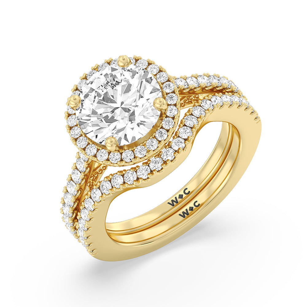 The Frick Ring with Pear Cut Diamond in 14KT Rose Gold view 6
