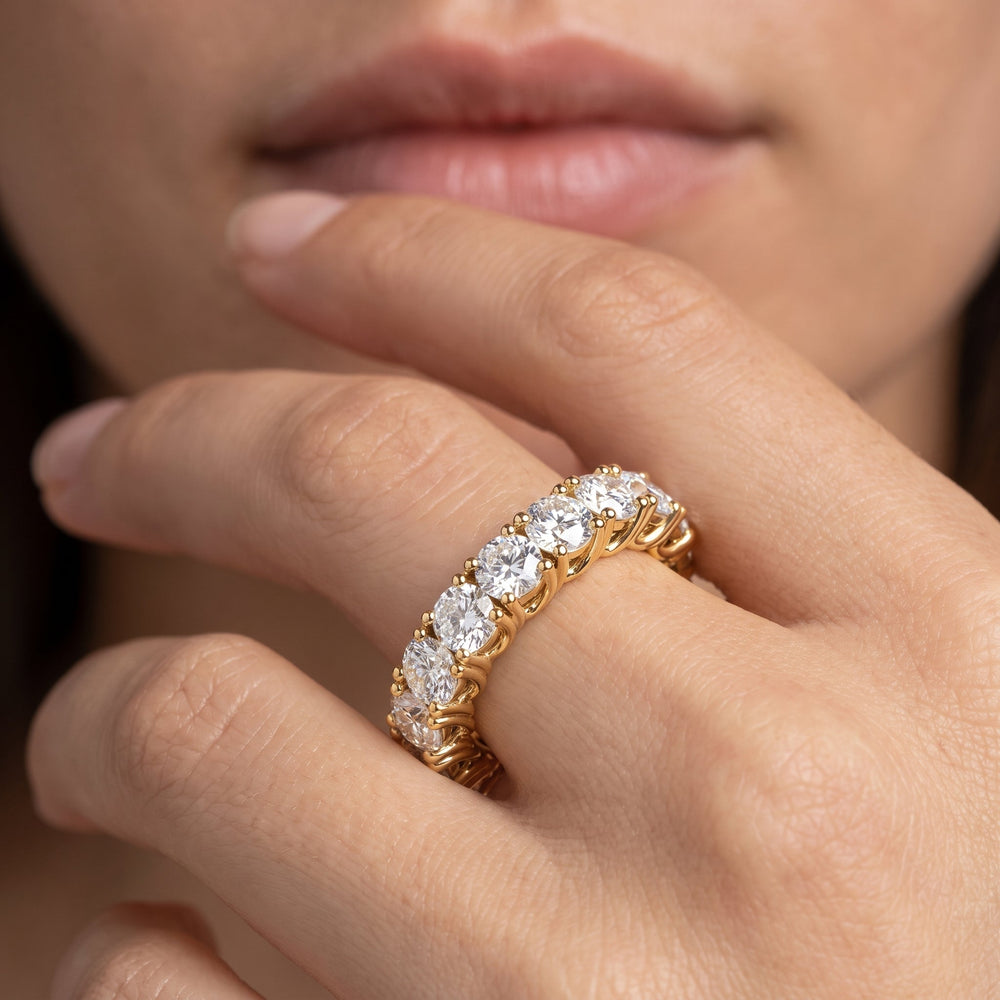 The Upper West Side Diamond Band with Platinum Cut Diamond in 14KT Platinum view 2
