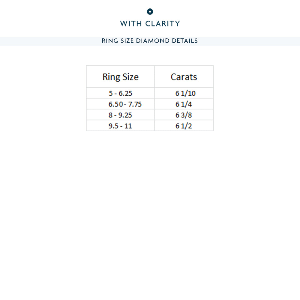 The Upper West Side Diamond Band with Platinum Cut Diamond in 14KT Platinum view 5
