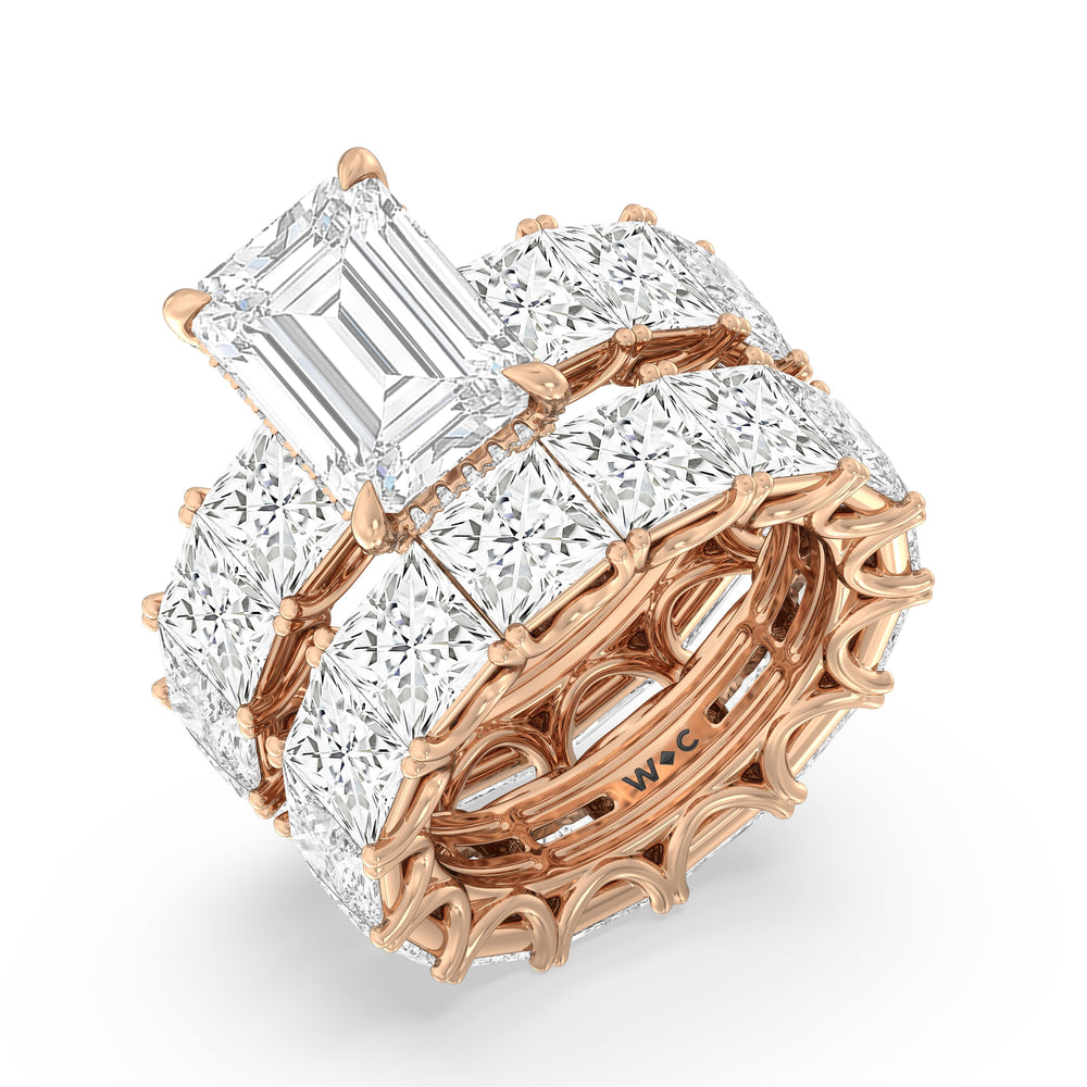 The West Village Ring with Oval Cut Diamond in 14KT Rose Gold view 4
