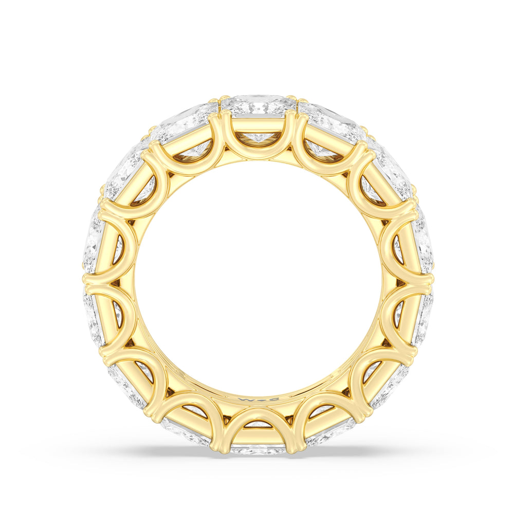 The West Village Diamond Band with 18KT Yellow Gold Cut Diamond in 14KT Yellow Gold view 2
