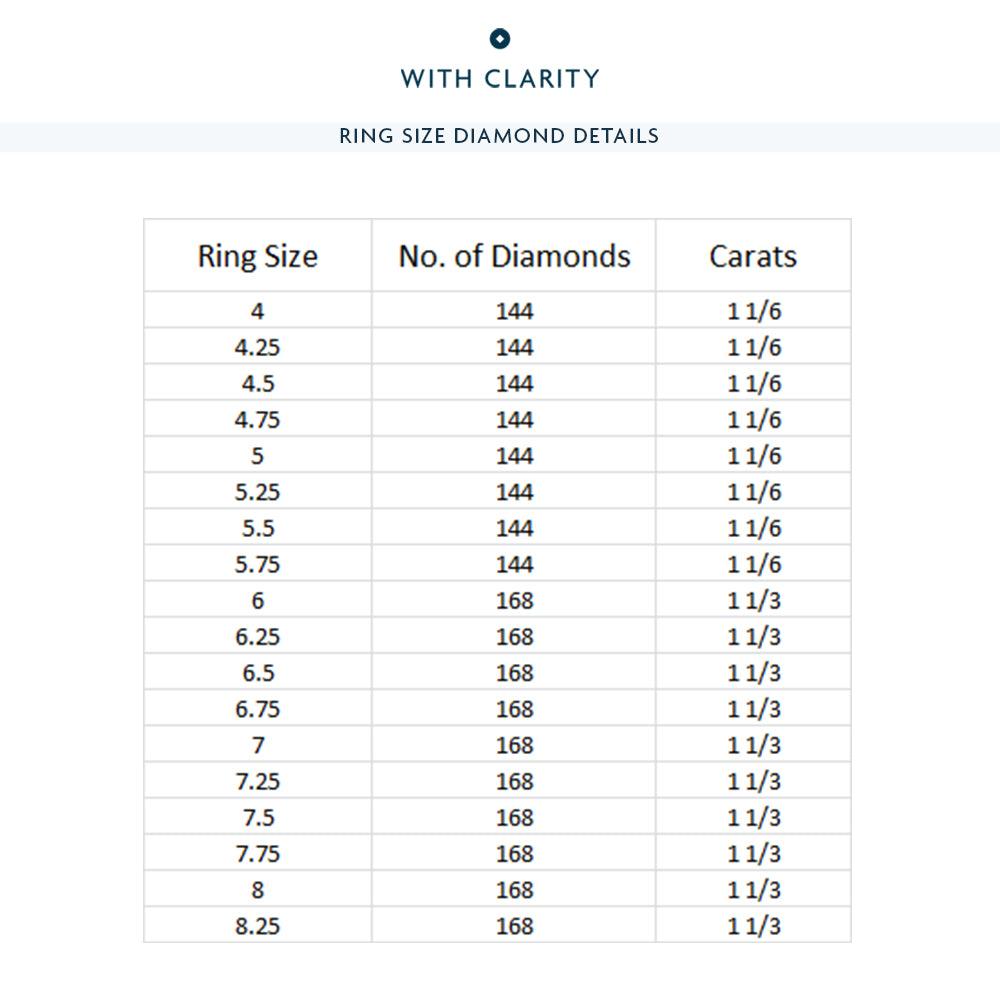 Full Braided Diamond Eternity Ring with 18KT Yellow Gold / Lab / 1 1/3 Cut Diamond in 14KT Yellow Gold / Lab / 1 1/3 view 3
