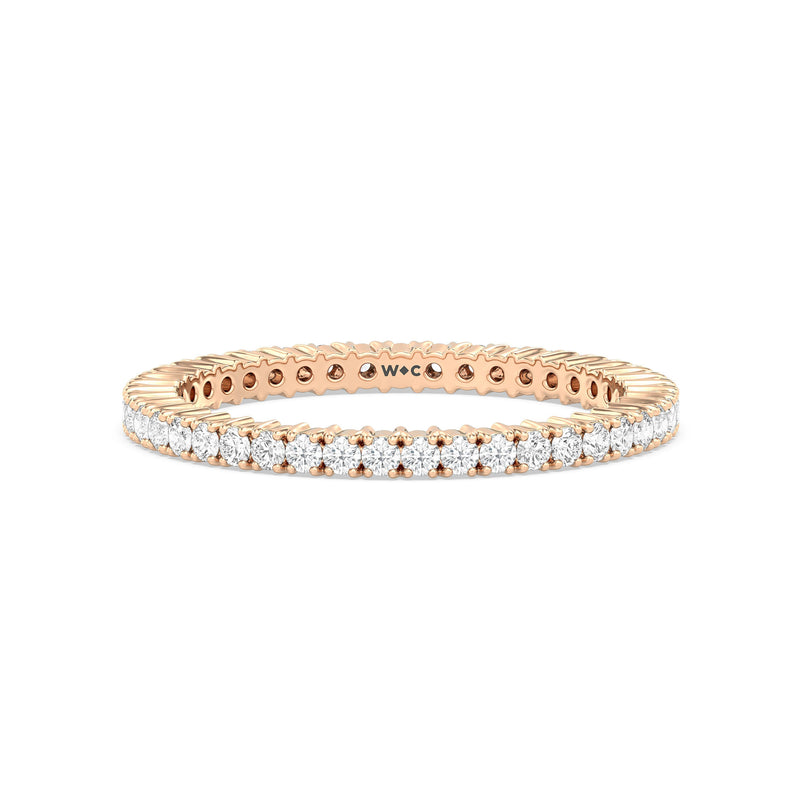 Classic Shared Prong Diamond Eternity Ring (F/G SI+)