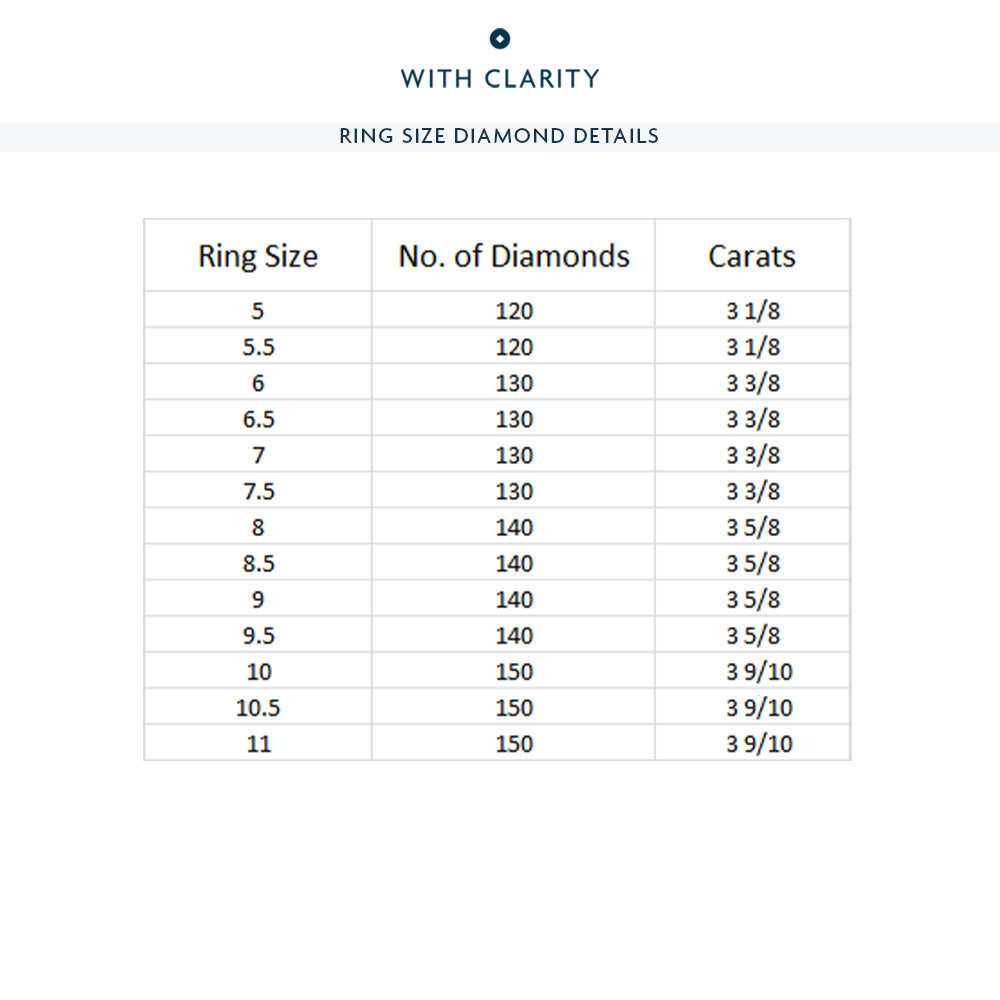 Round Halo Eternity Ring (F/G SI+) with 18KT Yellow Gold / Natural / 3 3/8 Cut Diamond in 14KT Yellow Gold / Natural / 3 3/8 view 4
