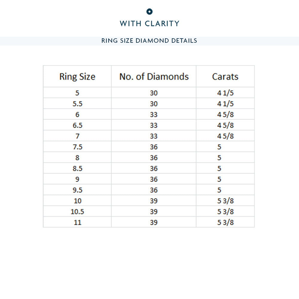 Round Station Eternity Ring 4 cttw (E+ VS+) with 18KT Yellow Gold / Lab / 4 5/8 Cut Diamond in 14KT Yellow Gold / Lab / 4 5/8 view 4
