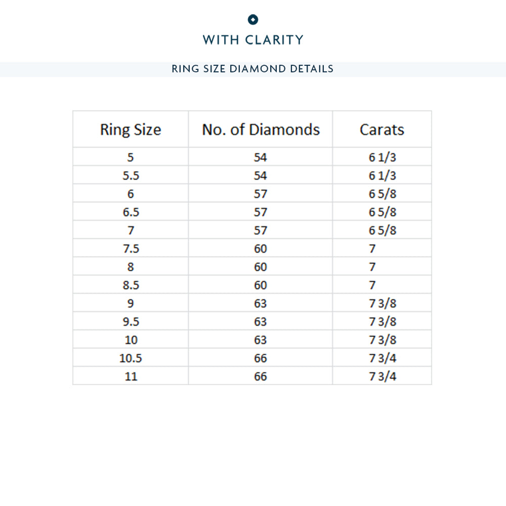Oval Split Prong Studded Eternity Ring with 18KT Yellow Gold / Natural / 6 5/8 Cut Diamond in 14KT Yellow Gold / Natural / 6 5/8 view 4
