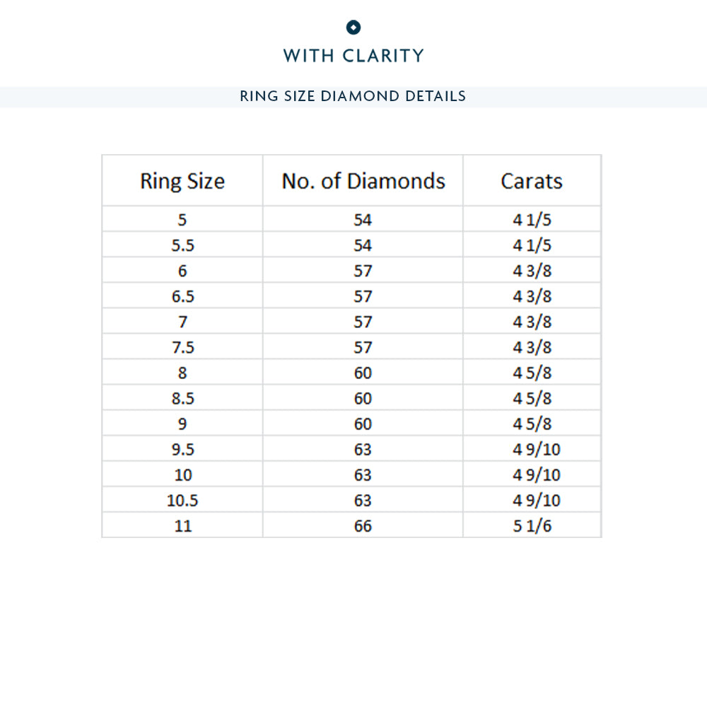 Split Prong Basket Eternity Ring with 18KT Rose Gold / Natural / 4 3/8 Cut Diamond in 14KT Rose Gold / Natural / 4 3/8 view 4
