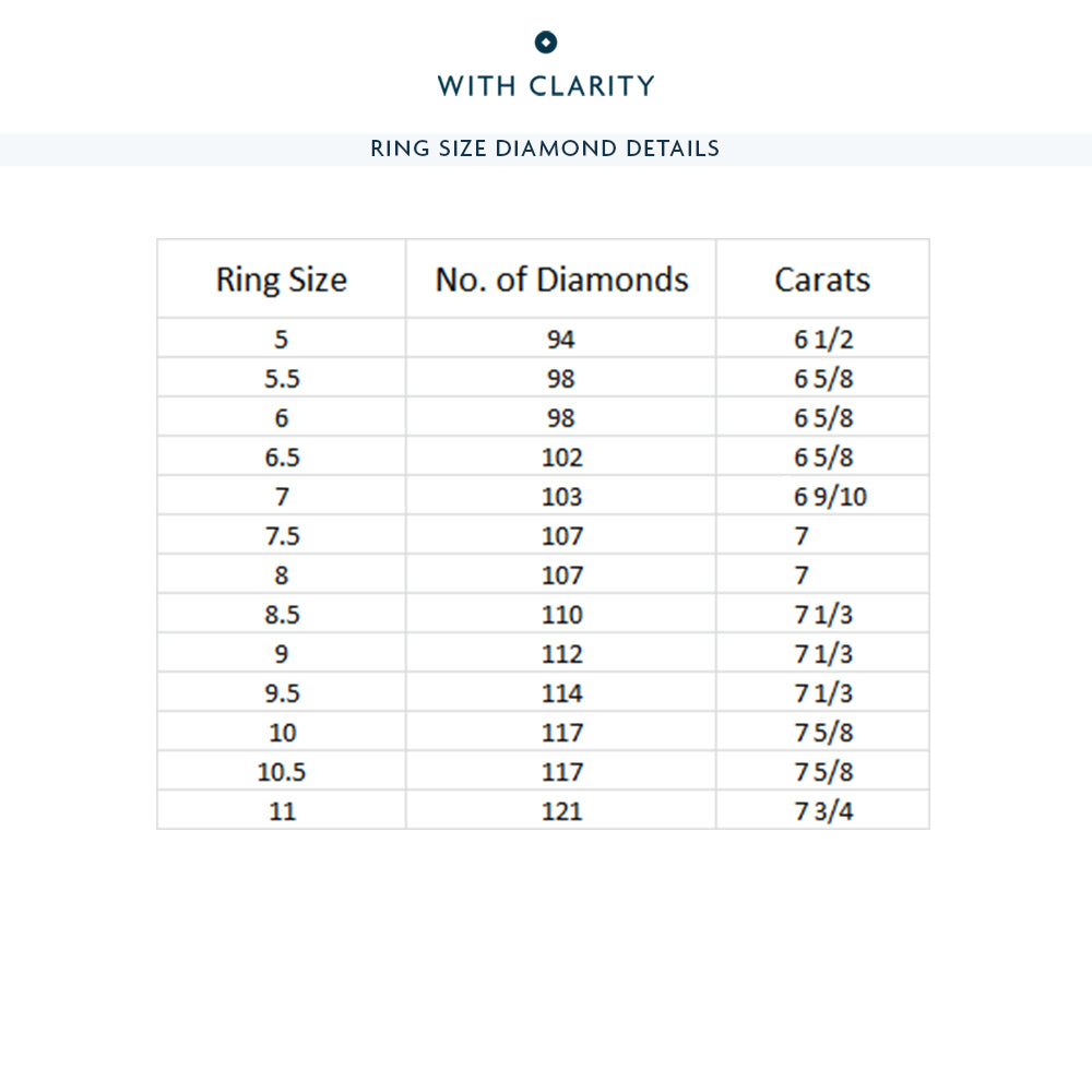 The Prospect Park Eternity Ring with 18KT White & Yellow Gold / Natural / 6 9/10 Cut Diamond in 14KT White & Yellow Gold / Natural / 6 9/10 view 4
