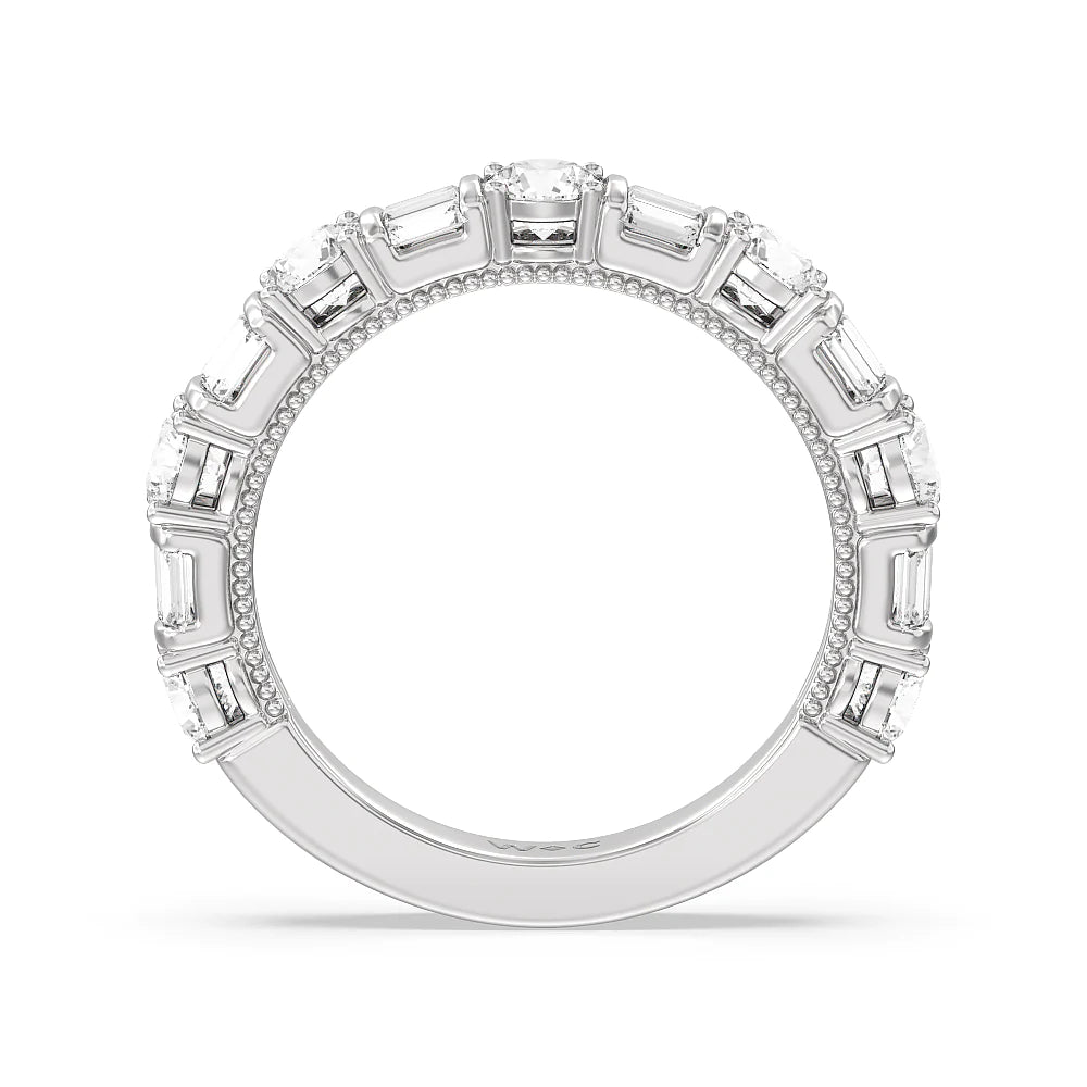 The Fraunces Anniversary Ring (E+ VS+) with Platinum / Lab / 1 7/8 Cut Diamond in 14KT Platinum / Lab / 1 7/8 view 2
