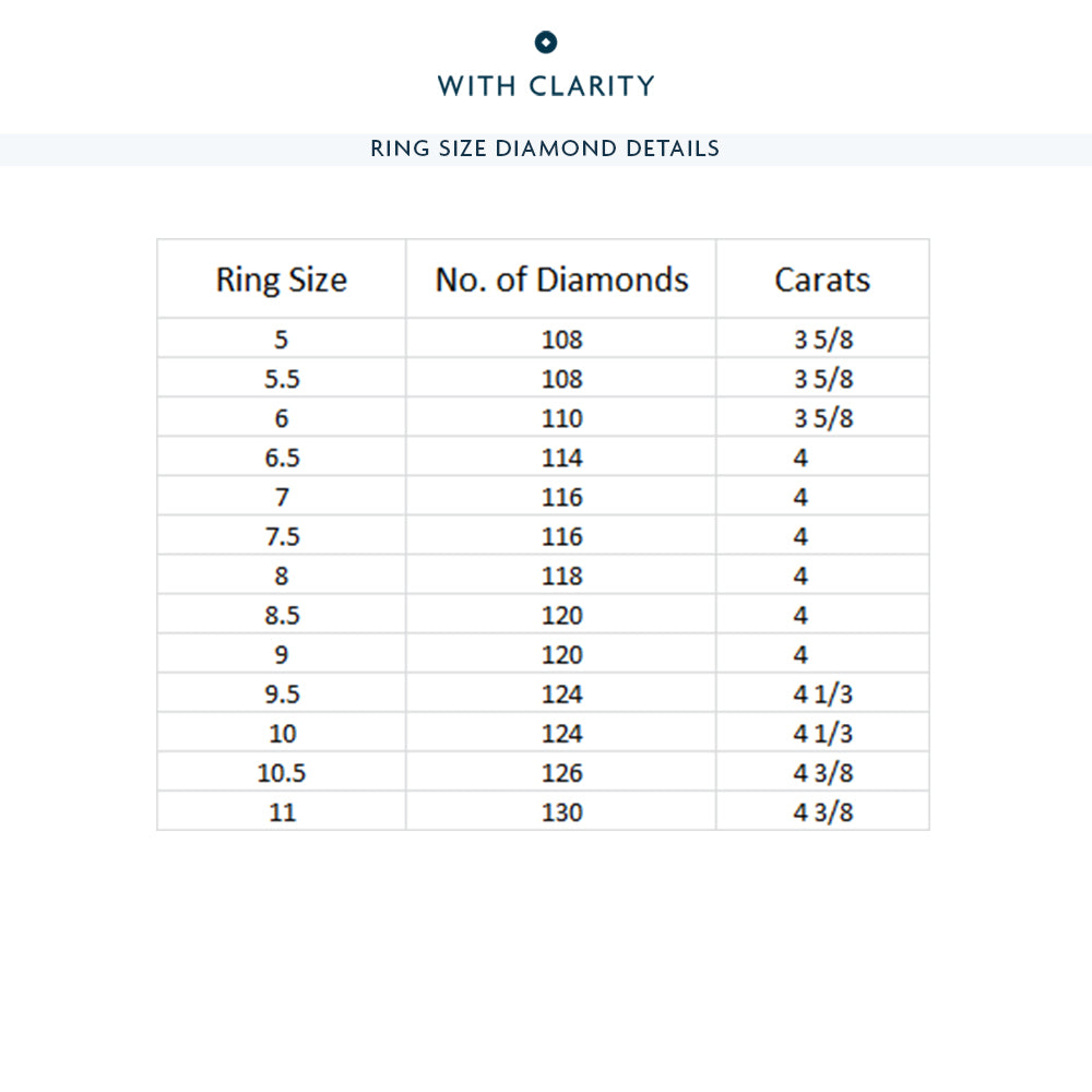 The St. Marks Eternity Ring with 18KT White & Yellow Gold / Natural / 4 Cut Diamond in 14KT White & Yellow Gold / Natural / 4 view 4
