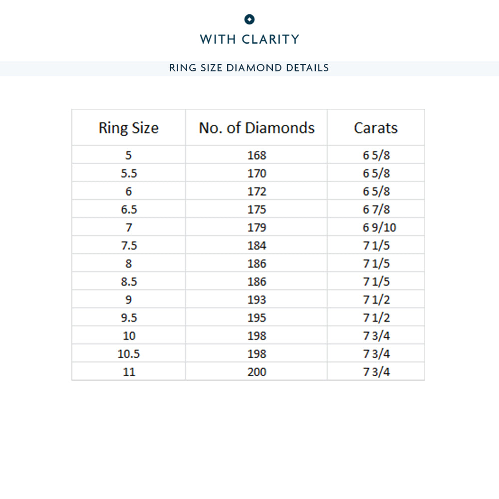 The Greenpoint Eternity Ring with 18KT Rose Gold / Natural / 6 9/10 Cut Diamond in 14KT Rose Gold / Natural / 6 9/10 view 4
