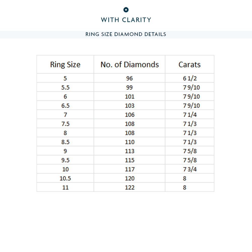 Round Split Prong Studded Eternity Ring with 18KT Yellow Gold / Natural / 7 1/4 Cut Diamond in 14KT Yellow Gold / Natural / 7 1/4 view 4
