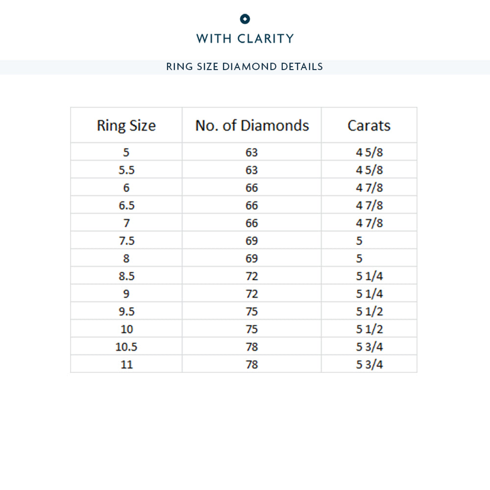 Princess Split Prong Basket Eternity Ring with 18KT Yellow Gold / Natural / 4 7/8 Cut Diamond in 14KT Yellow Gold / Natural / 4 7/8 view 4
