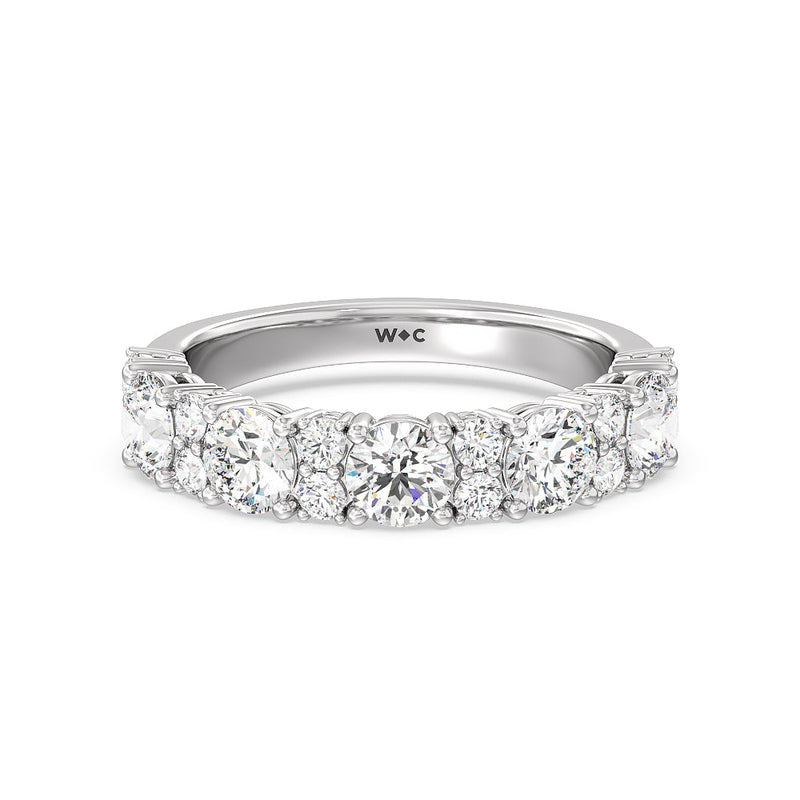 Round Station Anniversary Ring (F/G SI+)