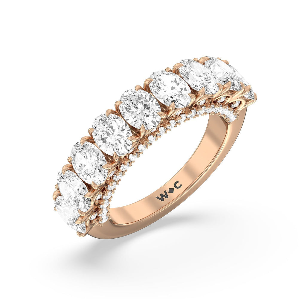 The Moma Anniversary Ring with 18KT Rose Gold / Natural / 3 5/8 Cut Diamond in 14KT Rose Gold / Natural / 3 5/8 view 5
