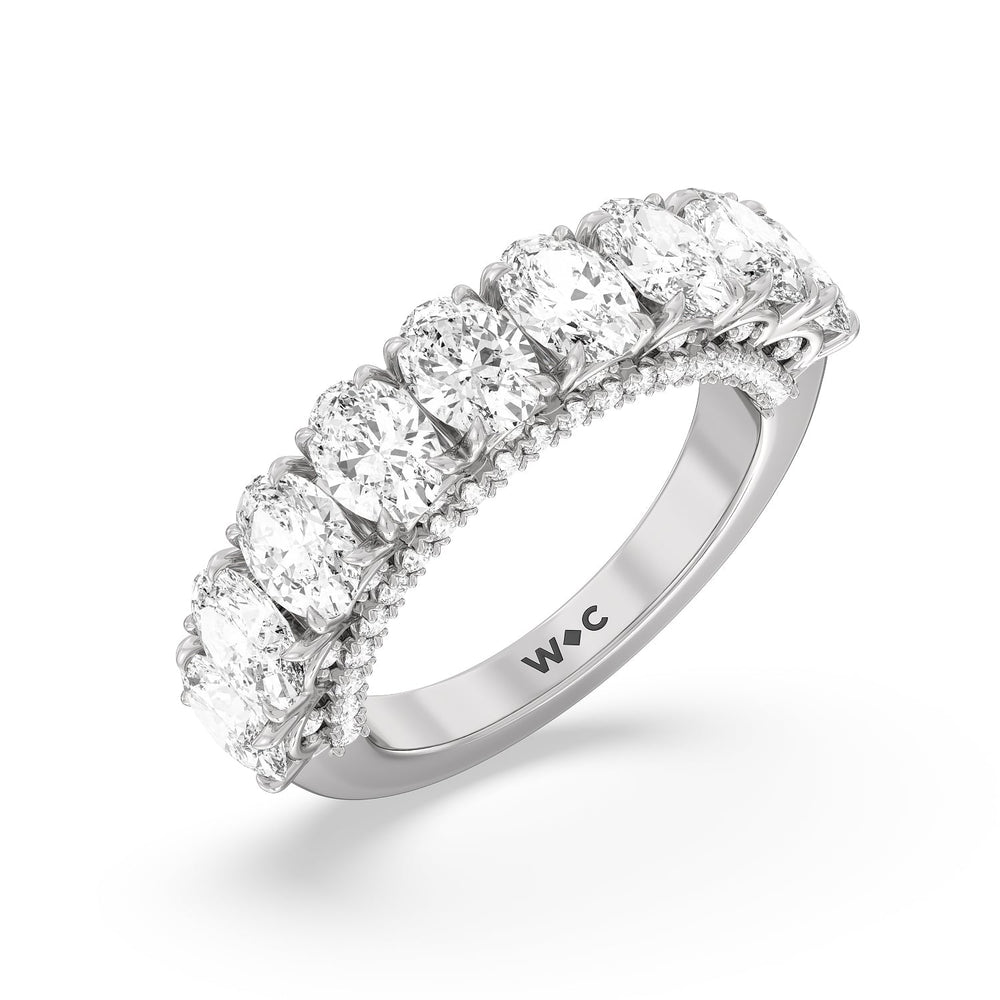 The Moma Anniversary Ring with Platinum / Natural / 3 5/8 Cut Diamond in 14KT Platinum / Natural / 3 5/8 view 5

