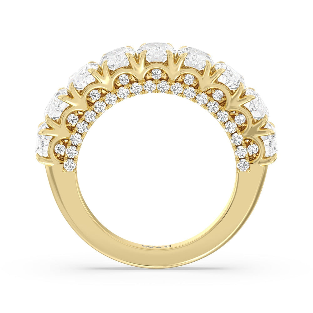 The Moma Anniversary Ring with 18KT Yellow Gold / Natural / 3 5/8 Cut Diamond in 14KT Yellow Gold / Natural / 3 5/8 view 4

