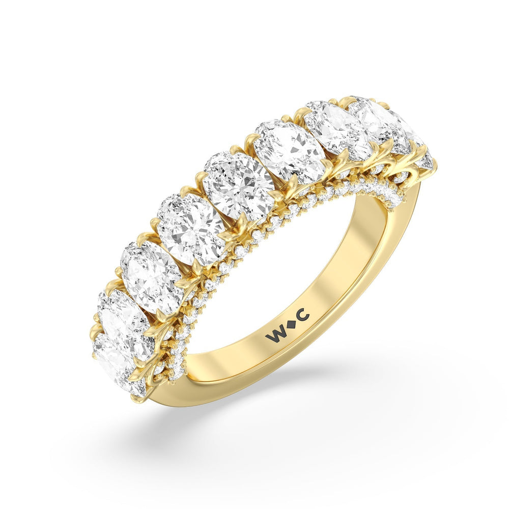 The Moma Anniversary Ring with 18KT Yellow Gold / Natural / 3 5/8 Cut Diamond in 14KT Yellow Gold / Natural / 3 5/8 view 5
